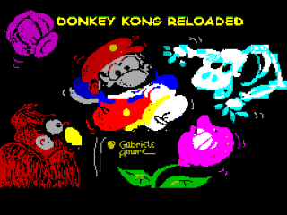 Kong title screen for ZX Spectrum